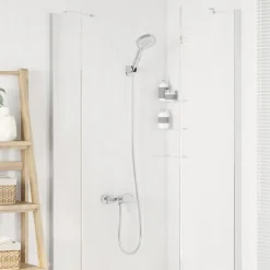 Plomberie-vidaXL Ensemble de Douche G 1 / 2 pouces Laiton Chrome