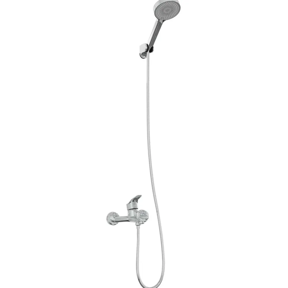 Plomberie-vidaXL Ensemble de Douche G 1 / 2 pouces Chrome