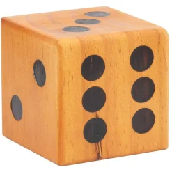 Jeux-vidaXL Ensemble de dés géants de jardin 6 pcs Bois de pin massif