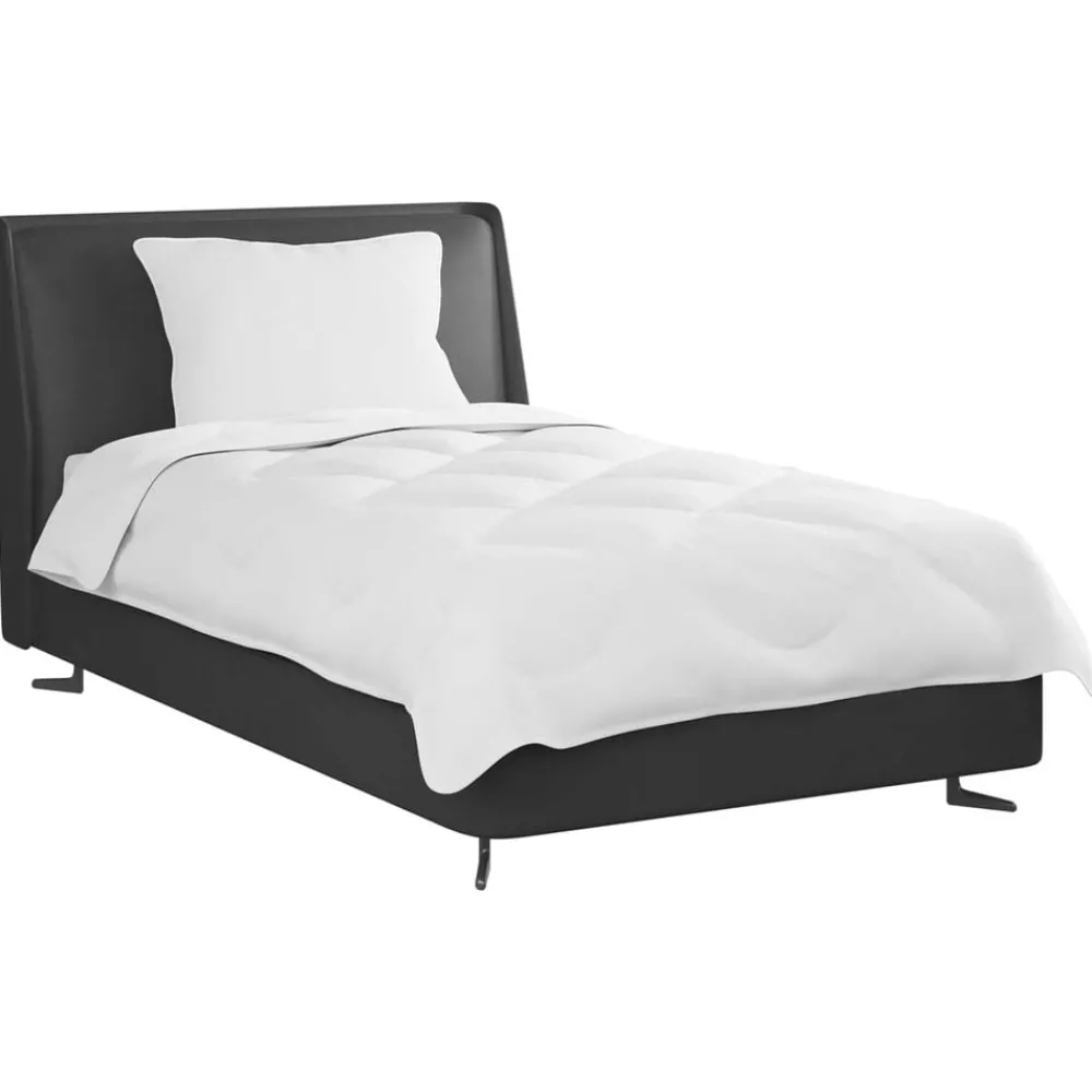 Linge-vidaXL Ensemble de Duvet avec oreiller 2 pcs Blanc Microfibre