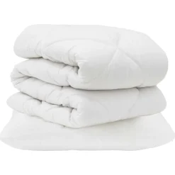 vidaXL Ensemble de Duvet avec oreiller 2 pcs Blanc Microfibre