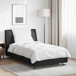 vidaXL Ensemble de Duvet avec oreiller 2 pcs Blanc Microfibre