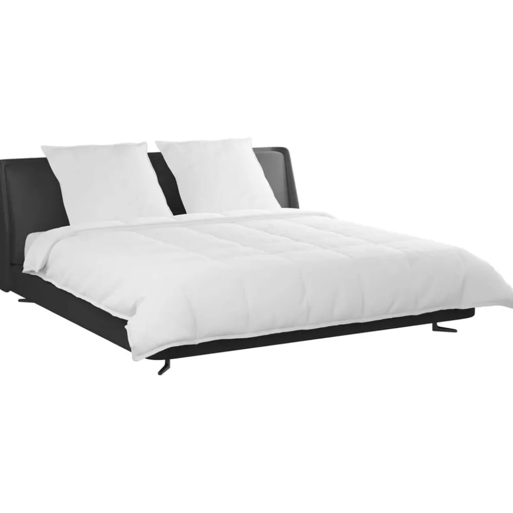 vidaXL Ensemble de Duvet avec oreiller 3 pcs Blanc Plume de canard