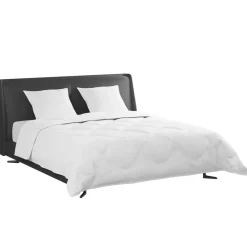 vidaXL Ensemble de Duvet avec oreiller 3 pcs Blanc Plume de canard