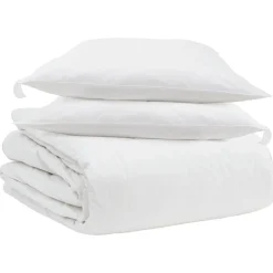 vidaXL Ensemble de Duvet avec oreiller 3 pcs Blanc Plume de canard
