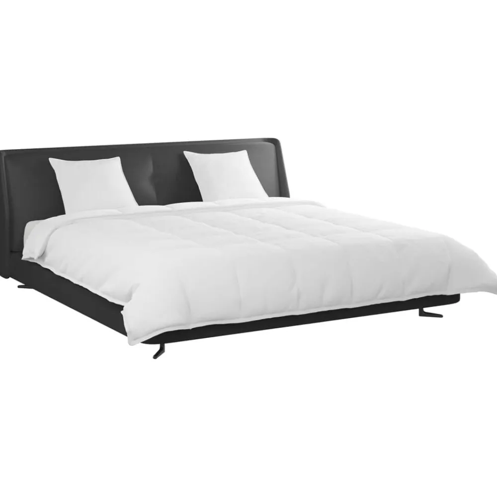 vidaXL Ensemble de Duvet avec oreiller 3 pcs Blanc Plume de canard