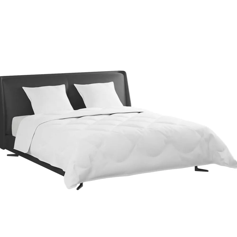 vidaXL Ensemble de Duvet avec oreiller 3 pcs Blanc Plume de canard