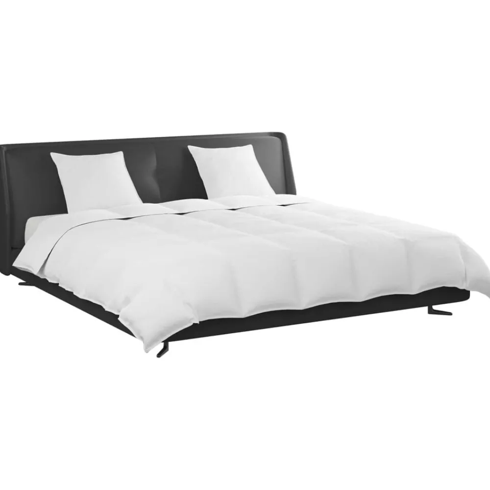 vidaXL Ensemble de Duvet avec oreiller 3 pcs Blanc Plume de canard