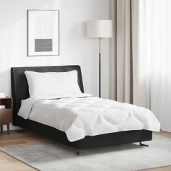 vidaXL Ensemble de Duvet avec oreiller 2 pcs Blanc Microfibre
