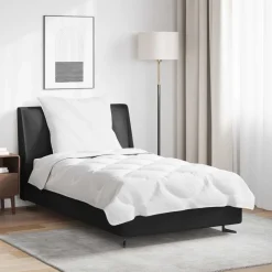 Linge-vidaXL Ensemble de Duvet avec oreiller 2 pcs Blanc Microfibre
