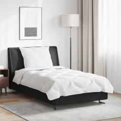 vidaXL Ensemble de Duvet avec oreiller 2 pcs Blanc Microfibre