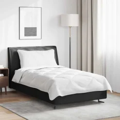 vidaXL Ensemble de Duvet avec oreiller 2 pcs Blanc Microfibre
