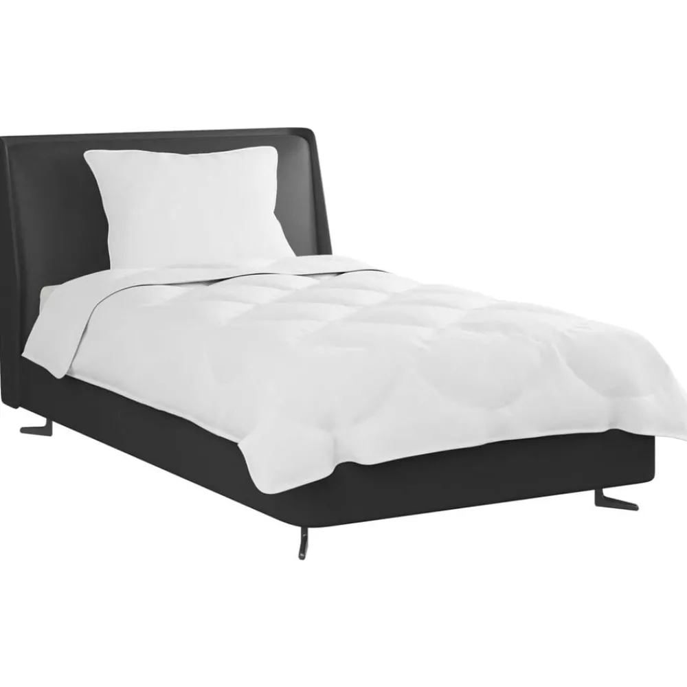 vidaXL Ensemble de Duvet avec oreiller 2 pcs Blanc Microfibre