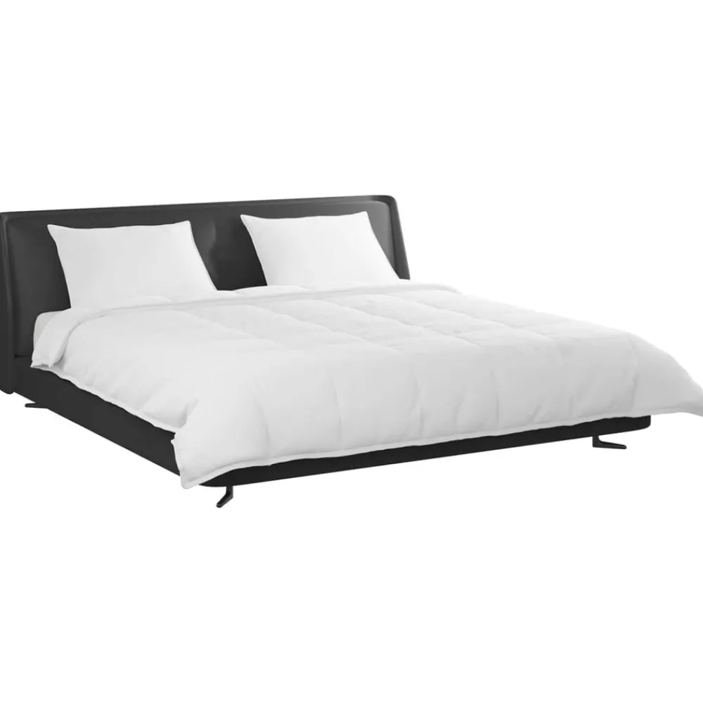 vidaXL Ensemble de Duvet avec oreiller 3 pcs Blanc Plume de canard