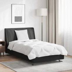 Linge-vidaXL Ensemble de Duvet avec oreiller 2 pcs Blanc Microfibre