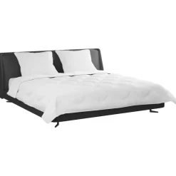 vidaXL Ensemble de Duvet 3 pcs Blanc Microfibre et Plumes D'oie