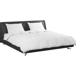 vidaXL Ensemble de Duvet avec oreiller 3 pcs Blanc Plume de canard