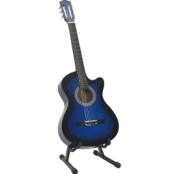 vidaXL Ensemble de guitare découpée classique 12 pcs 6 cordes 38"