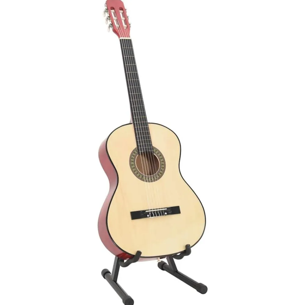 vidaXL Ensemble de guitare classique pour débutants 12 pcs 4/4 39"