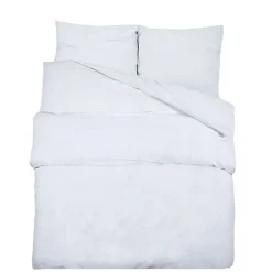 Linge-vidaXL Ensemble de housse de couette 140x200 cm Microfibre Blanc