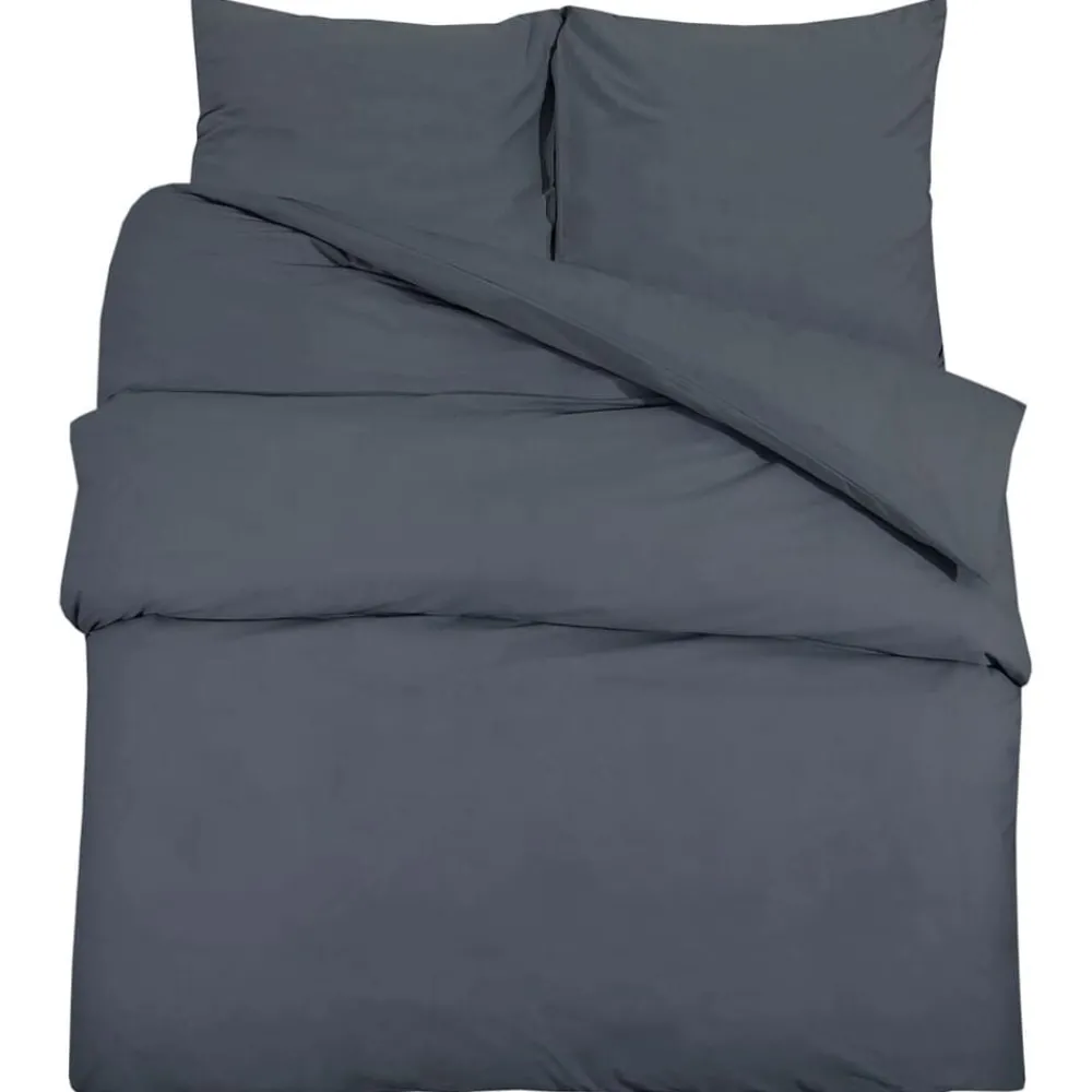 vidaXL Ensemble de housse de couette 140x200 cm Microfibre