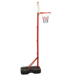 vidaXL Ensemble de jeu de basket-ball portable réglable 138,5-166 cm