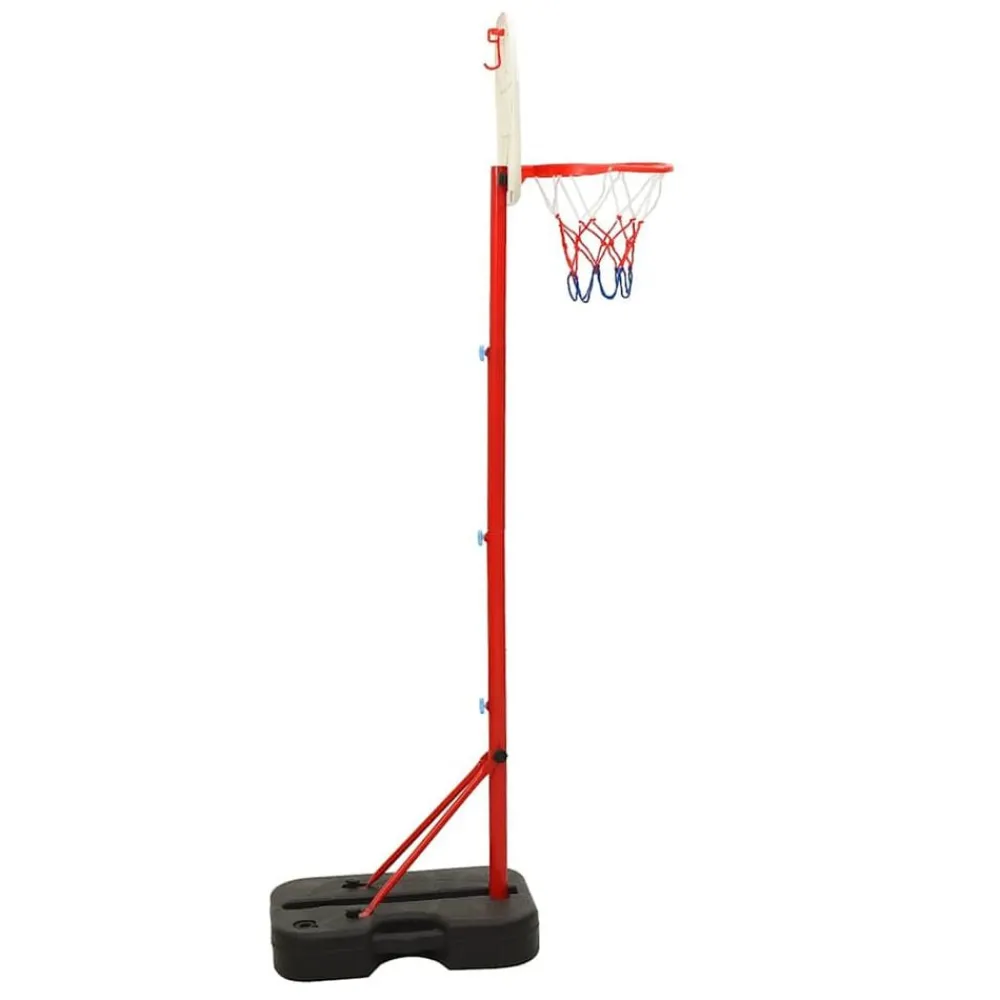vidaXL Ensemble de jeu de basket-ball portable réglable 138,5-166 cm