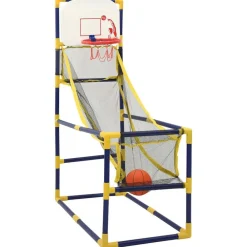 Jouets-vidaXL Ensemble de jeu de basket-ball d'arcade avec ballon et pompe