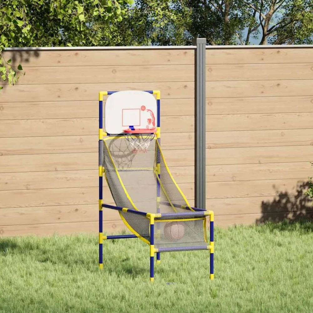 Jouets-vidaXL Ensemble de jeu de basket-ball d'arcade avec ballon et pompe