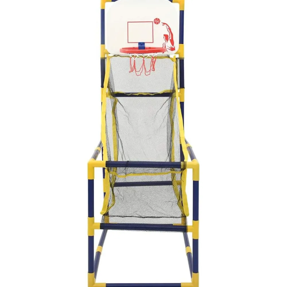 Jouets-vidaXL Ensemble de jeu de basket-ball d'arcade avec ballon et pompe