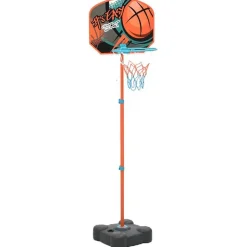 vidaXL Ensemble de jeu de basket-ball portable réglable 109-141 cm