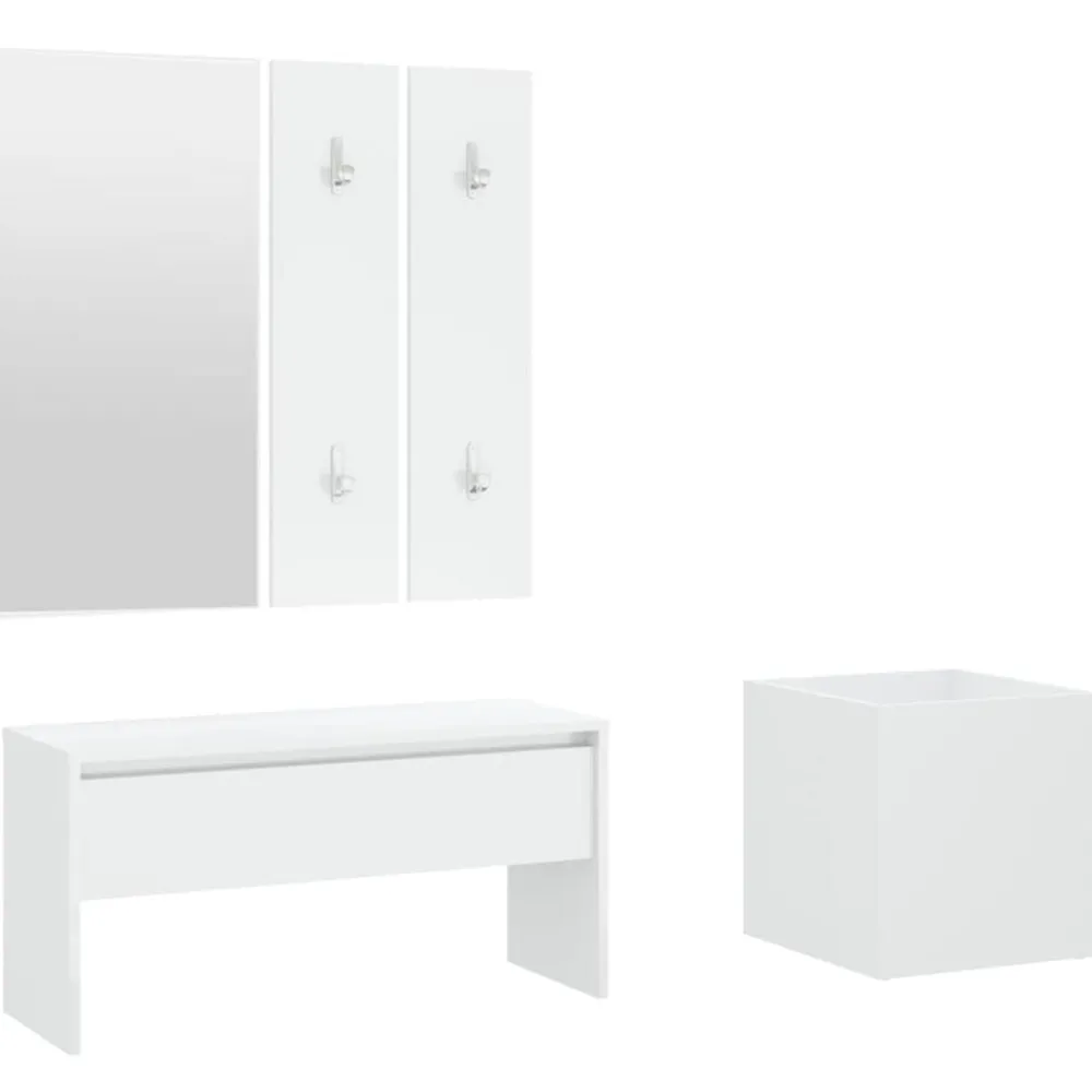 vidaXL Ensemble de meubles de couloir Bois d'ingénierie