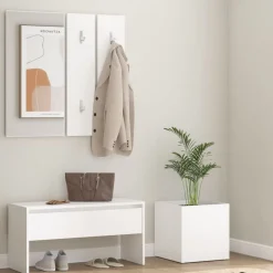 vidaXL Ensemble de meubles de couloir Bois d'ingénierie