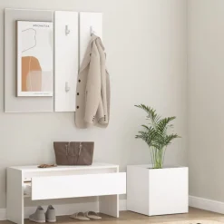 vidaXL Ensemble de meubles de couloir Bois d'ingénierie