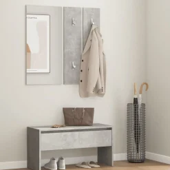 vidaXL Ensemble de meubles de couloir Bois d'ingénierie