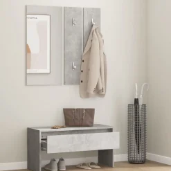 vidaXL Ensemble de meubles de couloir Bois d'ingénierie