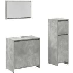 vidaXL Ensemble de meubles de salle de bain 3 pcs