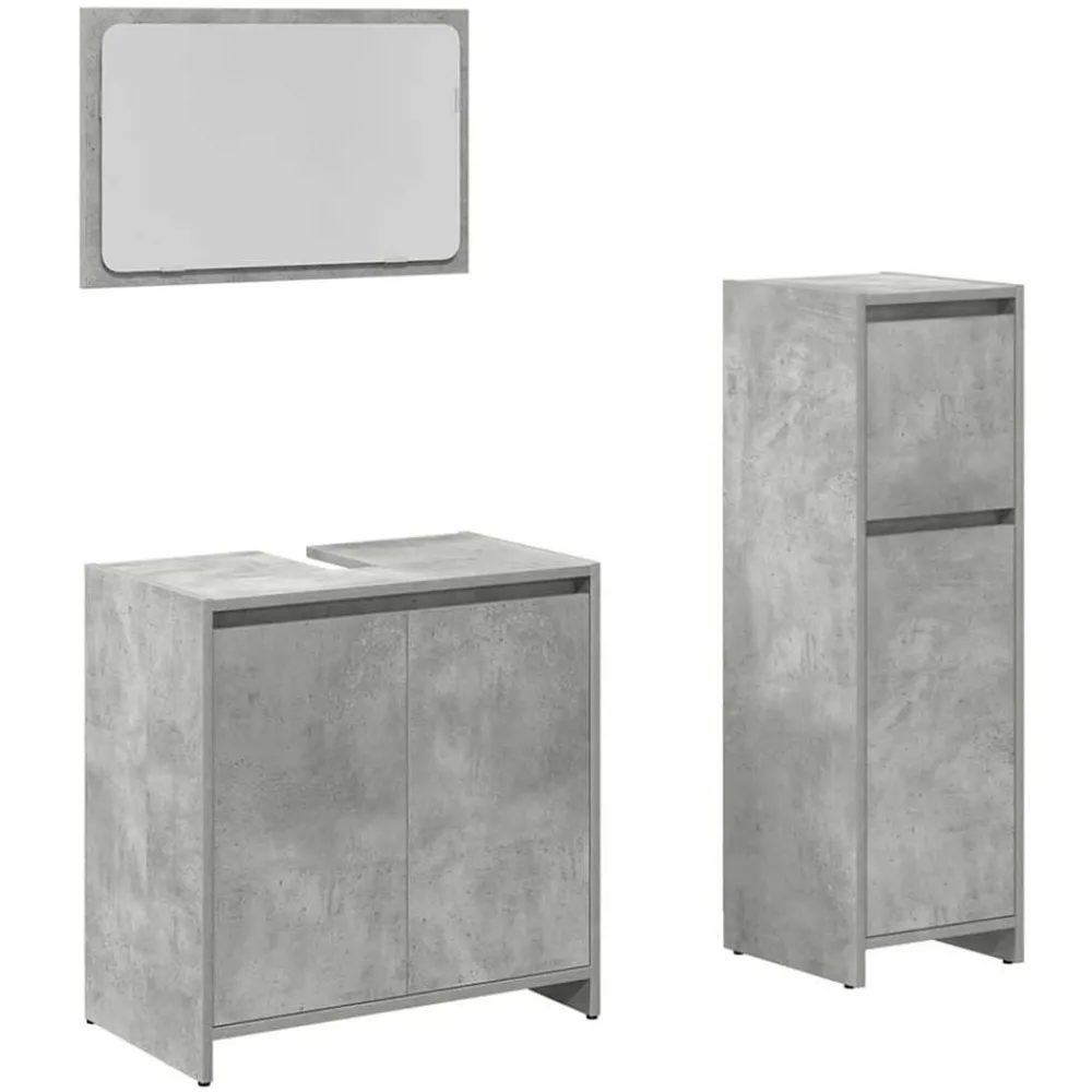 vidaXL Ensemble de meubles de salle de bain 3 pcs
