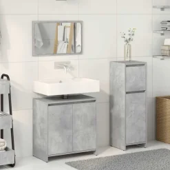 vidaXL Ensemble de meubles de salle de bain 3 pcs
