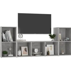 vidaXL Ensemble de meubles TV 3 pcs Bois d'ingénierie