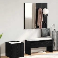 vidaXL Ensemble de meubles d'entrée 5 pcs Bois d'ingénierie