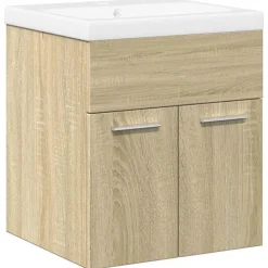 vidaXL Ensemble de meubles de salle de bain 2 pcs chêne sonoma