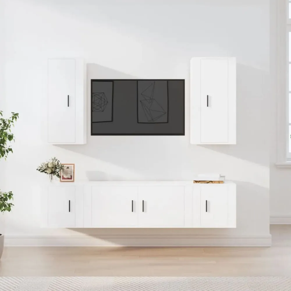 vidaXL Ensemble de meubles TV 5 pcs Bois d'ingénierie