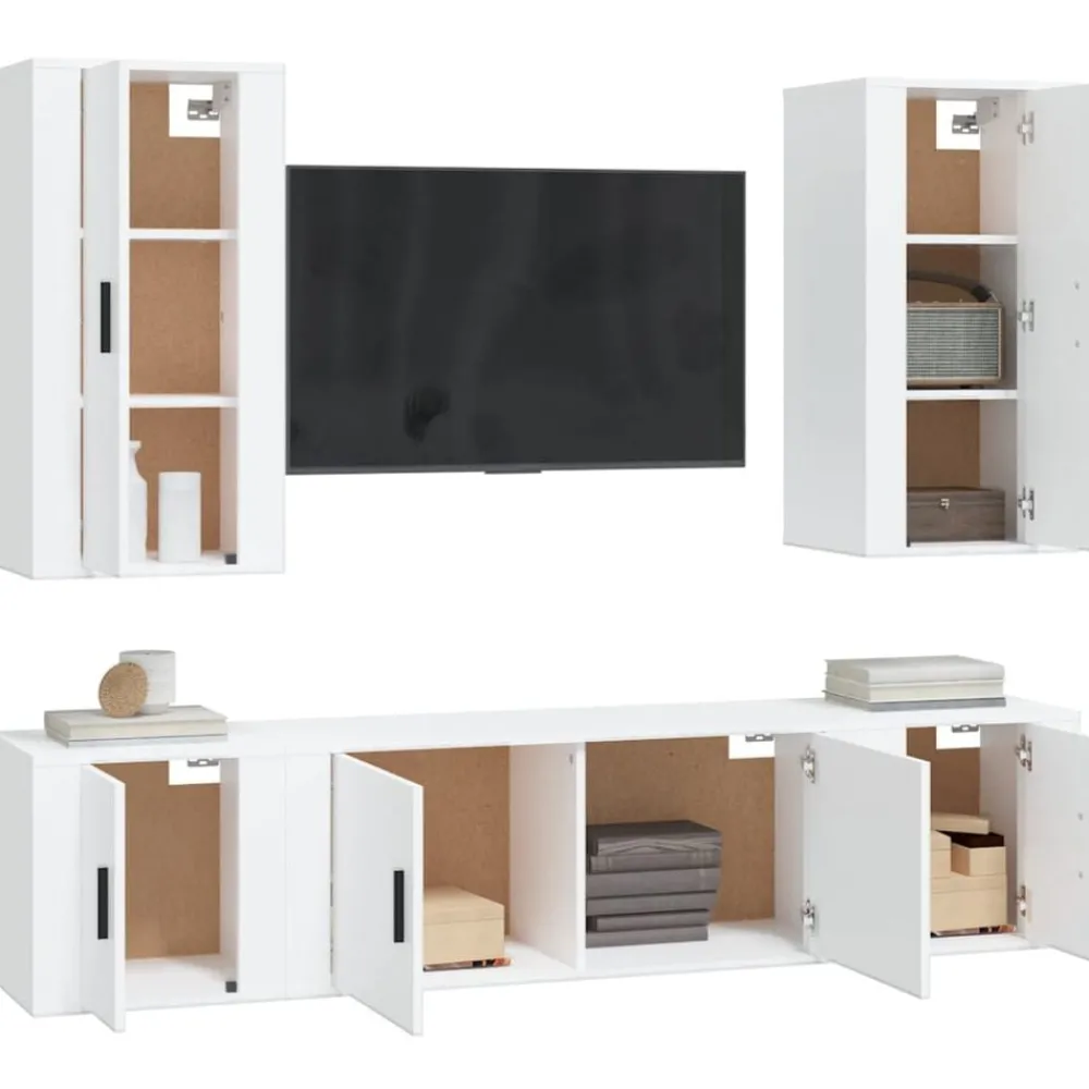vidaXL Ensemble de meubles TV 5 pcs Bois d'ingénierie