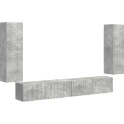vidaXL Ensemble de meuble TV mural 4 pcs Bois d'ingénierie