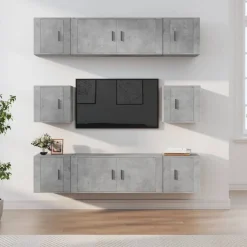 vidaXL Ensemble de meubles TV 8 pcs Bois d'ingénierie