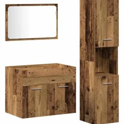 vidaXL Ensemble de mobilier de salle de bain 3 pcs