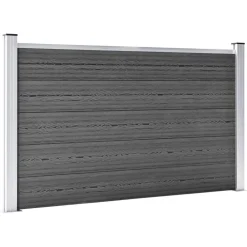 vidaXL Ensemble de panneau de clôture WPC 872x105 cm