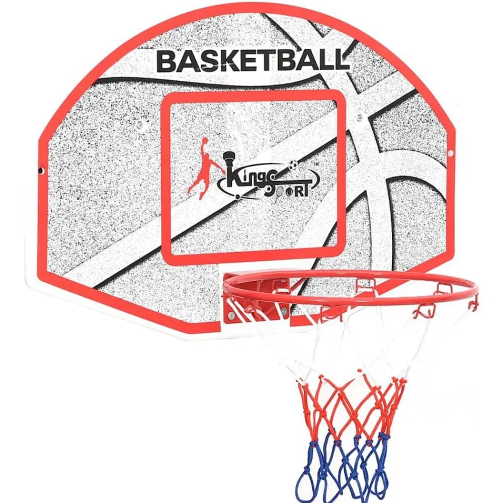 vidaXL Ensemble de panneau de basket mural 5 pcs 66x44,5 cm