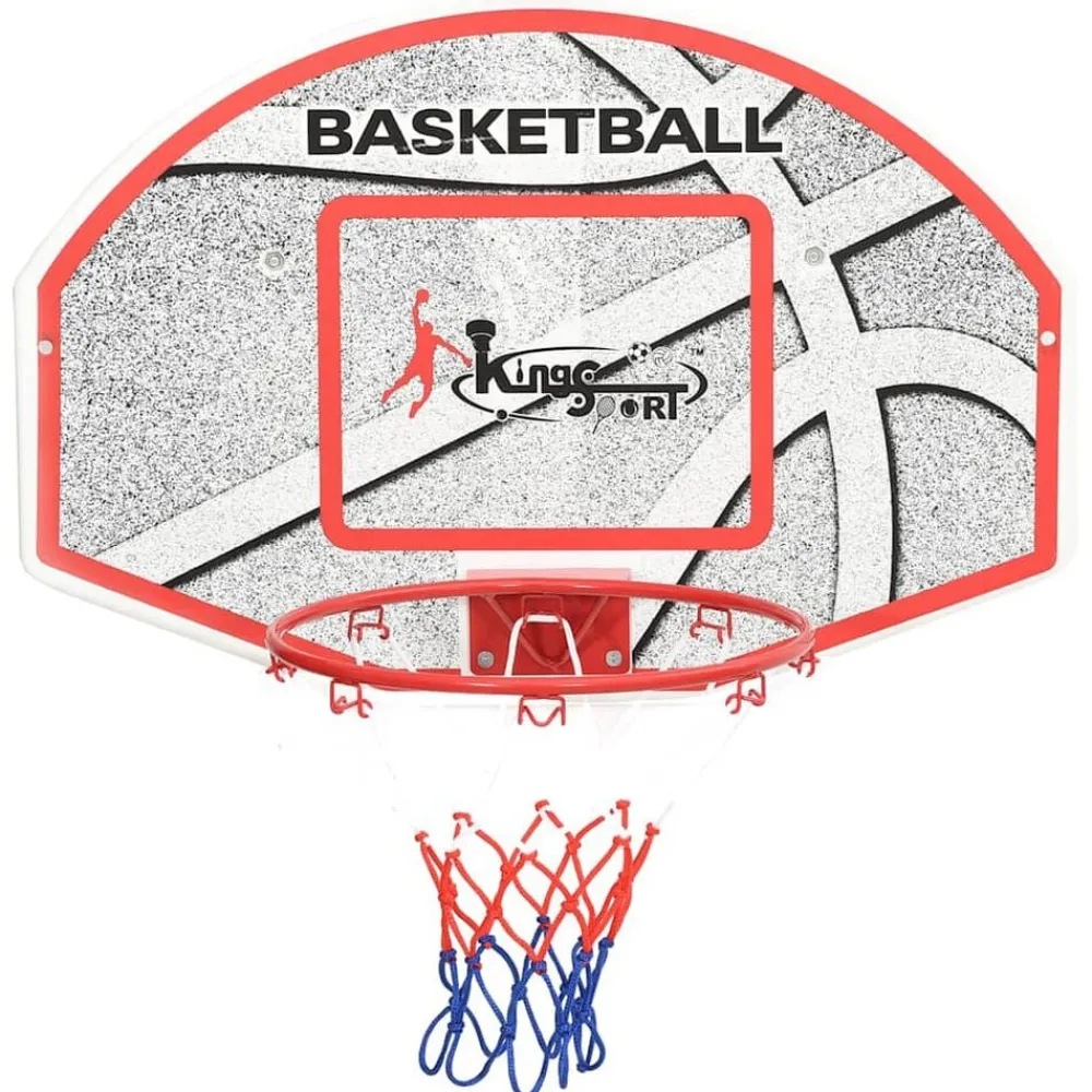 vidaXL Ensemble de panneau de basket mural 5 pcs 66x44,5 cm